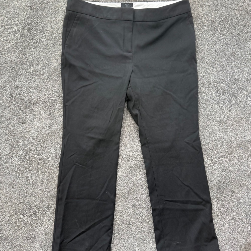 J.Crew 365 Edie Black Full Length Dress Pants Trousers G8548 Womens 18